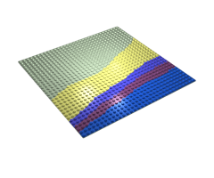 Baseplate 32 x 32 with Beach Pattern