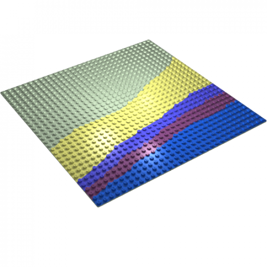 Baseplate 32 x 32 with Beach Pattern