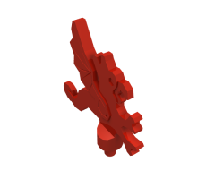 Minifigure, Headgear Accessory Plume Dragon