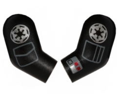 Arm, (Matching Left and Right) Pair with SW Imperial Logo and Pockets Pattern