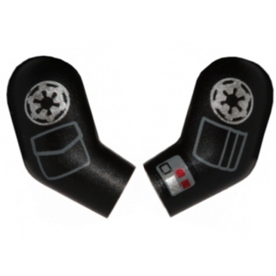 Arm, (Matching Left and Right) Pair with SW Imperial Logo and Pockets Pattern