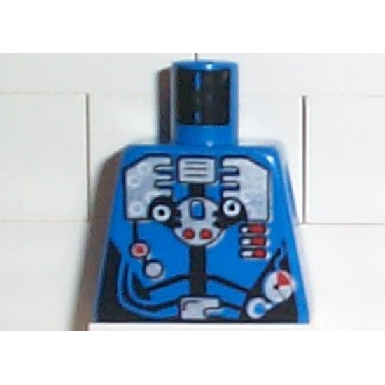 Torso Aquazone Hydronaut Silver Diving Pattern 3