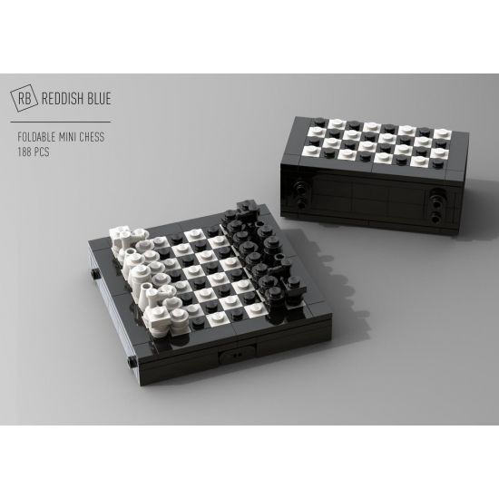 Foldable mini chess