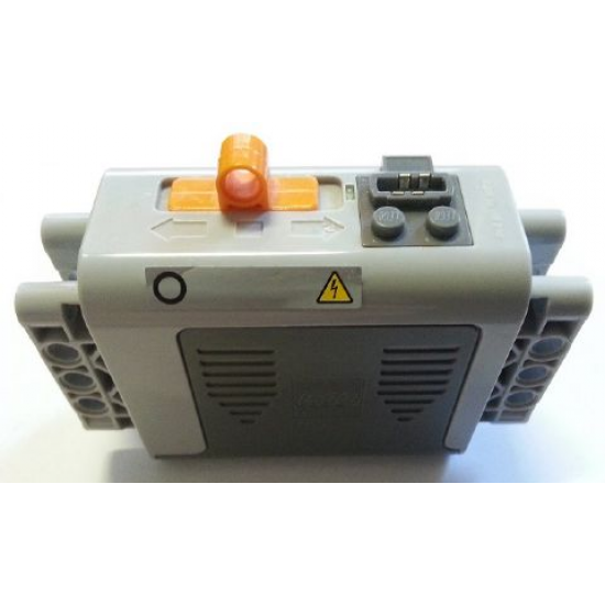 Electric, Battery Box 9V 4 x 11 x 7 PF with 'O' and Electricity Danger Sign Pattern (Sticker) - Set 8258