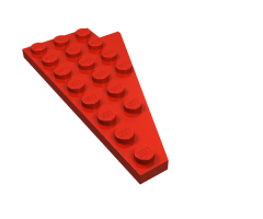 Wedge, Plate 8 x 4 Wing Left
