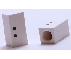 Tile, Modified 1 x 2 x 5/6 with Stud Hole in End and Black ':' Colon Pattern