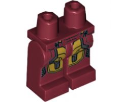 Hips and Legs with Iron Man Gold and Silver Knee Plates Pattern (MK 43)