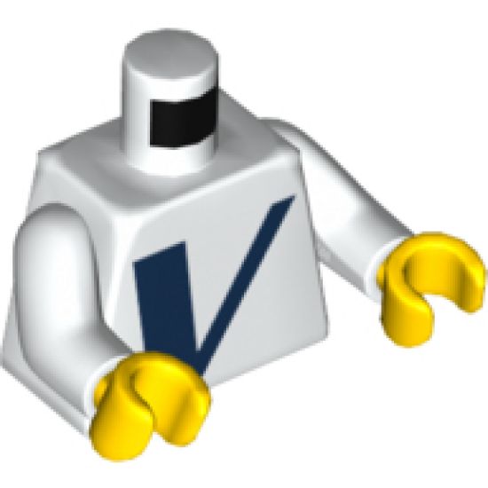 Torso Vestas Logo Pattern / White Arms / Yellow Hands