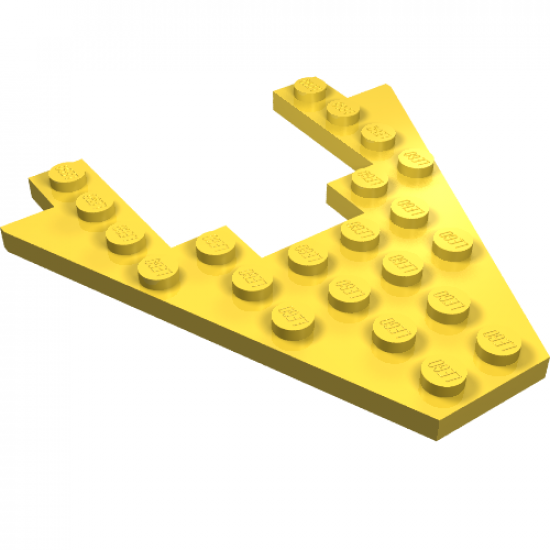 Wedge, Plate 8 x 8 with 4 x 4 Cutout