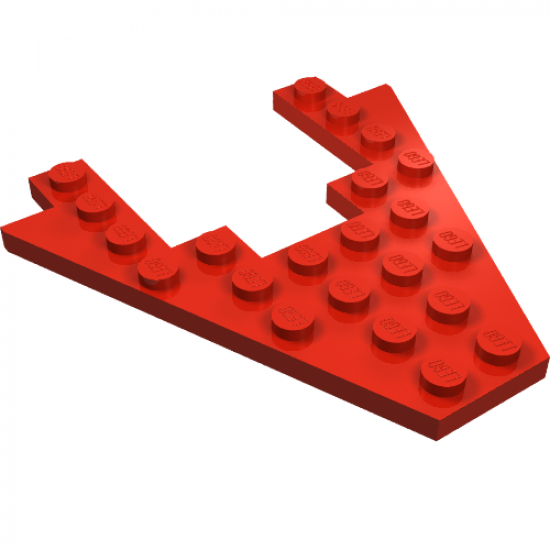 Wedge, Plate 8 x 8 with 4 x 4 Cutout