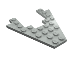 Wedge, Plate 8 x 8 with 4 x 4 Cutout