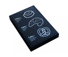 Tile 2 x 3 with Pretzel, Croissant and Pie Pattern (Sticker) - Set 60306