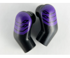 Arm, (Matching Left and Right) Pair with Dark Purple Plated Shoulder Armor Pattern