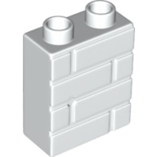 Duplo, Brick 1 x 2 x 2 with Masonry Profile (Brick Profile)