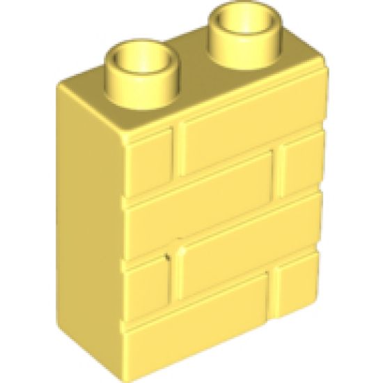 Duplo, Brick 1 x 2 x 2 with Masonry Profile (Brick Profile)