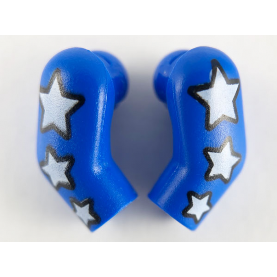 Arm, (Matching Left and Right) Pair with 3 White Stars Pattern