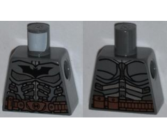 Torso Batman Logo with Body Armor and Copper Belt Pattern