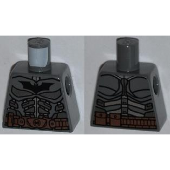 Torso Batman Logo with Body Armor and Copper Belt Pattern