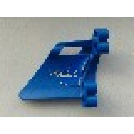 Technic, Panel Fairing #23 Large Short, Small Hole, Side B with 'FedEx' Pattern on Inside (Sticker) - Set 8461