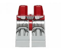 Hips and Light Bluish Gray Legs with SW Silver Armor Pattern