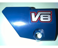 Technic, Panel Fairing # 1 Small Smooth Short, Side A with 'V8' Pattern (Sticker) - Set 41999