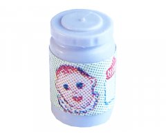 Scala Accessories Jar Jam / Jelly, Label with Baby Face, Phial and Measuring Cup Pattern (Sticker) - Set 3243