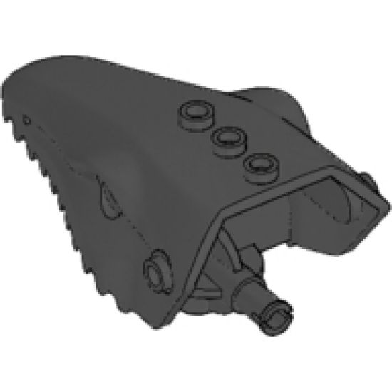 Animal, Body Part Dinosaur Head Toothed, Jaw Top with Pin