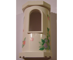 Belville Wall, Tower with Window with Flowers and Butterflies Pattern (Stickers) - Set 7578