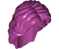 Minifigure, Hair Female Mid-Length Wavy with Center Part