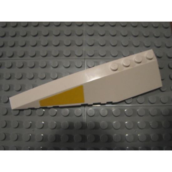Wedge 12 x 3 Left with Yellow SW UCS Y-wing Wedge Pattern (Sticker) - Set 10134