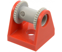 String Reel / Winch 2 x 2 Holder with Light Gray String Reel 2 x 2 Drum (2584 / 2585)