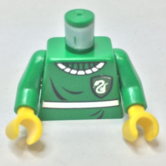 Torso Harry Potter Quidditch Slytherin Pattern / Green Arms / Yellow Hands