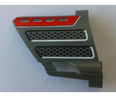 Technic, Panel Fairing #23 Large Short, Small Hole, Side B with Vent Holes and Grille Pattern (Sticker) - Set 8454