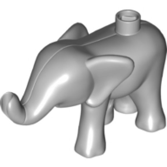 Duplo, Animal Elephant Baby, Walking, Eyes Semicircular Pattern