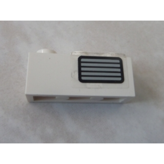 Brick 1 x 3 with Grille Pattern Right (Sticker) - Set 5561