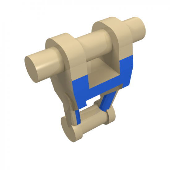 Torso Mechanical, Battle Droid with Blue Insignia Pattern