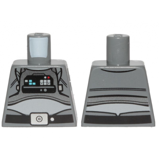 Torso SW Pilot with Pearl Dark Gray Vest and Black Front Panel Pattern