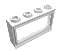 Window 1 x 4 x 2 with Fixed Glass