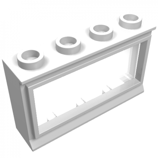 Window 1 x 4 x 2 with Fixed Glass