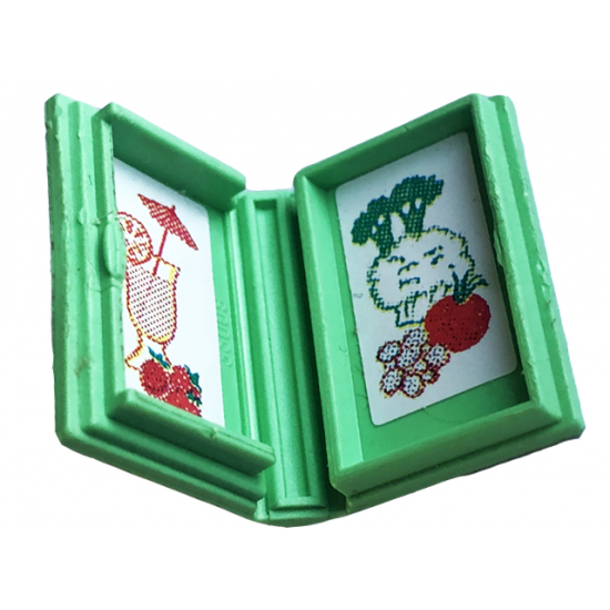 Minifigure, Utensil Book 2 x 3 with Turkey and Food Pattern (Stickers) - Sets 3115 / 3243
