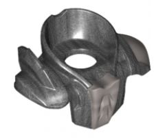 Minifigure, Body Wear Armor Space with Shoulder Protection and Spike on Right Shoulder with Silver Shoulder Pad and Chest Plate Pattern