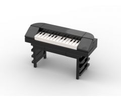 Piano (Keyboard) - Minifig Scaled