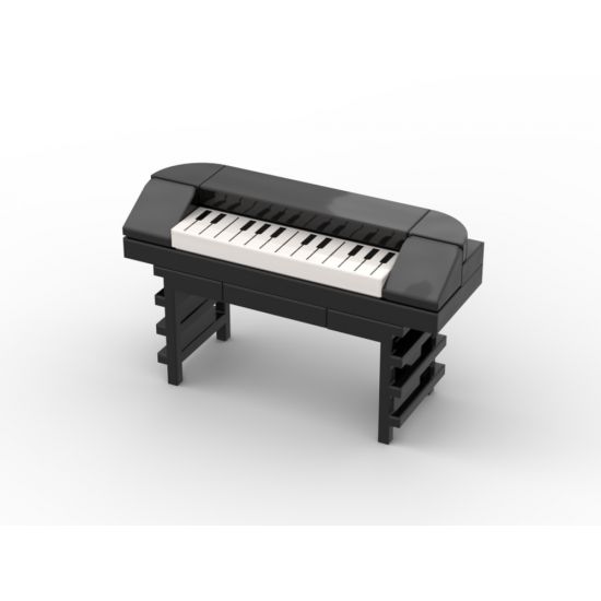 Piano (Keyboard) - Minifig Scaled