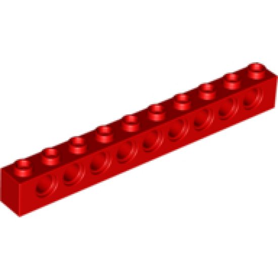 Technic, Brick 1 x 10 with Holes