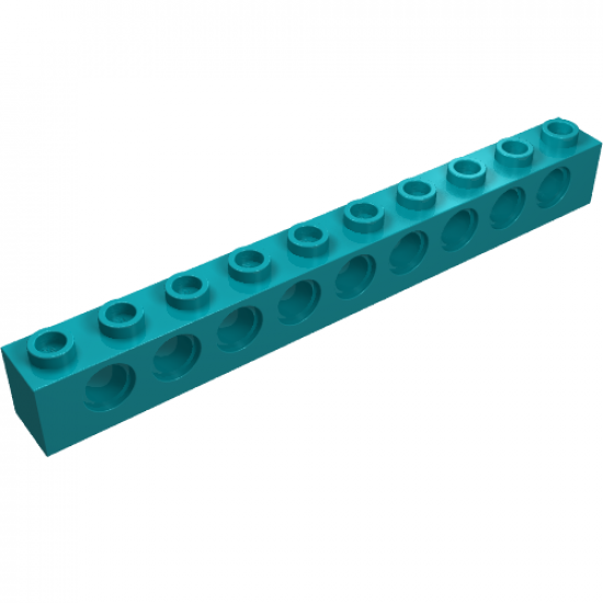 Technic, Brick 1 x 10 with Holes