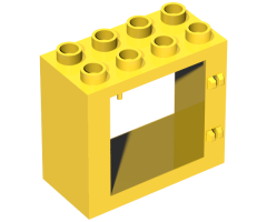 Duplo, Building Door / Window Frame 2 x 4 x 3 Flat Front Surface