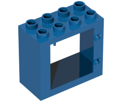 Duplo, Building Door / Window Frame 2 x 4 x 3 Flat Front Surface
