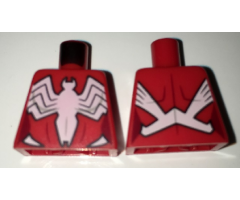 Torso Spider-Girl White Spider Wraparound Pattern