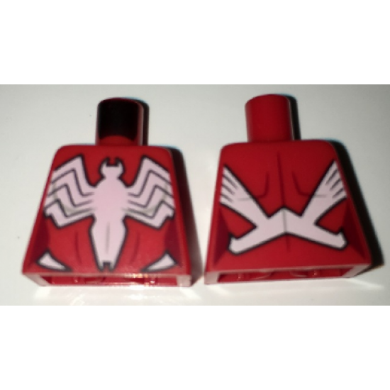 Torso Spider-Girl White Spider Wraparound Pattern