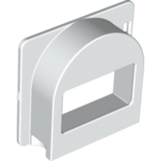 Duplo, Building Door / Window Pane Mailbox 1 x 4 x 3 Raised